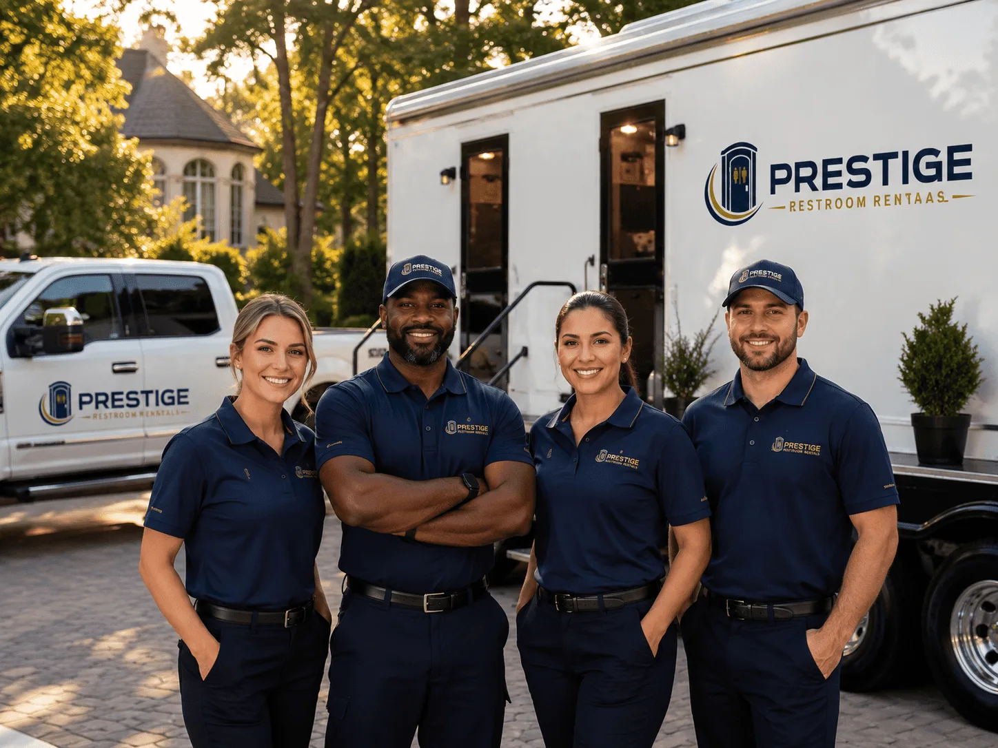 Trusted Luxury Portable Restrooms company in Wickett, TX